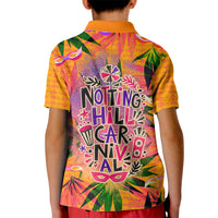Notting Hill Carnival Kid Polo Shirt Caribbean Culture Music Festival Feathered Dancer Tropical
