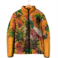 Notting Hill Carnival Padded Jacket Caribbean Culture Music Festival Feathered Dancer Tropical