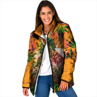 Notting Hill Carnival Padded Jacket Caribbean Culture Music Festival Feathered Dancer Tropical