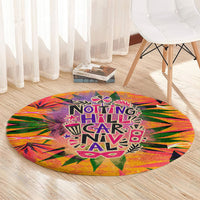 Notting Hill Carnival Round Carpet Caribbean Culture Music Festival Feathered Dancer Tropical