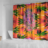 Notting Hill Carnival Shower Curtain Caribbean Culture Music Festival Feathered Dancer Tropical