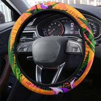 Notting Hill Carnival Steering Wheel Cover Caribbean Culture Music Festival Feathered Dancer Tropical