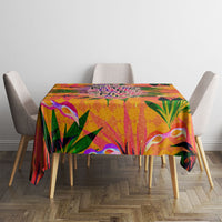Notting Hill Carnival Tablecloth Caribbean Culture Music Festival Feathered Dancer Tropical