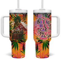 Notting Hill Carnival Tumbler With Handle Caribbean Culture Music Festival Feathered Dancer Tropical