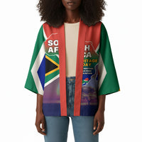 South Africa Heritage Day Kimono Celebrating Roots Flag Map Sunset Savanna