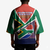 South Africa Heritage Day Kimono Celebrating Roots Flag Map Sunset Savanna