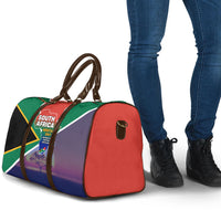 South Africa Heritage Day Travel Bag Celebrating Roots Flag Map Sunset Savanna