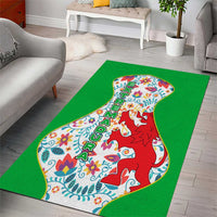 Extremadura Flag Area Rug Autonomous Community of Spain - Wonder Print Shop