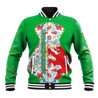 Extremadura Flag Baseball Jacket Autonomous Community of Spain - Wonder Print Shop