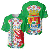Extremadura Flag Baseball Jersey Autonomous Community of Spain - Wonder Print Shop