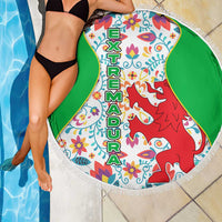 Extremadura Flag Beach Blanket Autonomous Community of Spain - Wonder Print Shop