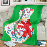 Extremadura Flag Blanket Autonomous Community of Spain - Wonder Print Shop