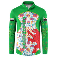 Extremadura Flag Button Sweatshirt Autonomous Community of Spain - Wonder Print Shop