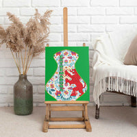 Extremadura Flag Canvas Wall Art Autonomous Community of Spain - Wonder Print Shop