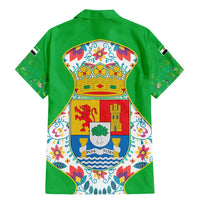 Extremadura Flag Family Matching Mermaid Dress and Hawaiian Shirt Autonomous Community of Spain - Wonder Print Shop