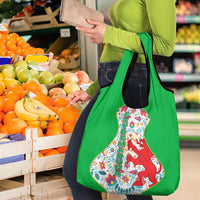 Extremadura Flag Grocery Bag Autonomous Community of Spain - Wonder Print Shop