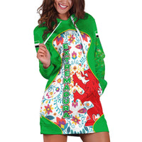 Extremadura Flag Hoodie Dress Autonomous Community of Spain - Wonder Print Shop