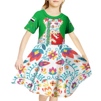 Extremadura Flag Kid Short Sleeve Dress Autonomous Community of Spain - Wonder Print Shop