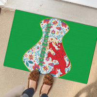 Extremadura Flag Rubber Doormat Autonomous Community of Spain - Wonder Print Shop