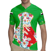 Extremadura Flag Rugby Jersey Autonomous Community of Spain - Wonder Print Shop