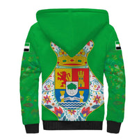 Extremadura Flag Sherpa Hoodie Autonomous Community of Spain - Wonder Print Shop