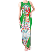 Extremadura Flag Tank Maxi Dress Autonomous Community of Spain - Wonder Print Shop