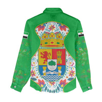 Extremadura Flag Women Casual Shirt Autonomous Community of Spain - Wonder Print Shop