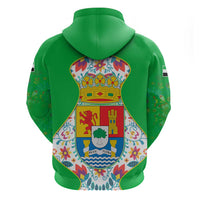Extremadura Flag Zip Hoodie Autonomous Community of Spain - Wonder Print Shop