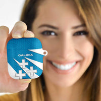 Galicia Flag AirPods Case Autonomous Community of Spain - Wonder Print Shop