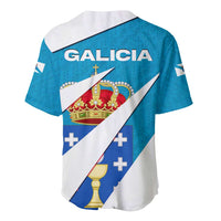 Galicia Flag Baseball Jersey Autonomous Community of Spain - Wonder Print Shop