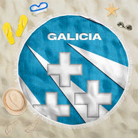 Galicia Flag Beach Blanket Autonomous Community of Spain - Wonder Print Shop
