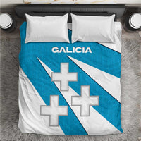 Galicia Flag Bedding Set Autonomous Community of Spain - Wonder Print Shop