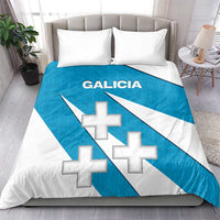 Galicia Flag Bedding Set Autonomous Community of Spain - Wonder Print Shop
