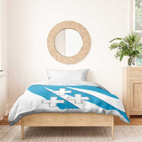 Galicia Flag Bedding Set Autonomous Community of Spain - Wonder Print Shop