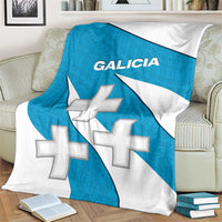 Galicia Flag Blanket Autonomous Community of Spain - Wonder Print Shop