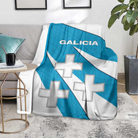 Galicia Flag Blanket Autonomous Community of Spain - Wonder Print Shop