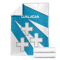 Galicia Flag Blanket Autonomous Community of Spain - Wonder Print Shop