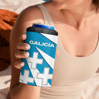 Galicia Flag 4 in 1 Can Cooler Tumbler Autonomous Community of Spain - Wonder Print Shop