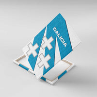 Galicia Flag Canvas Wall Art Autonomous Community of Spain - Wonder Print Shop