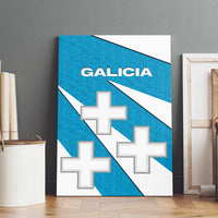 Galicia Flag Canvas Wall Art Autonomous Community of Spain - Wonder Print Shop