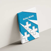 Galicia Flag Canvas Wall Art Autonomous Community of Spain - Wonder Print Shop