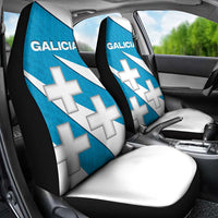 Galicia Flag Car Seat Cover Autonomous Community of Spain - Wonder Print Shop
