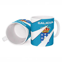 Galicia Flag Ceramic Mug Autonomous Community of Spain - Wonder Print Shop