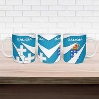 Galicia Flag Ceramic Mug Autonomous Community of Spain - Wonder Print Shop