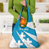 Galicia Flag Grocery Bag Autonomous Community of Spain - Wonder Print Shop