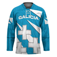 Galicia Flag Hockey Jersey Autonomous Community of Spain - Wonder Print Shop