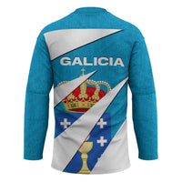 Galicia Flag Hockey Jersey Autonomous Community of Spain - Wonder Print Shop