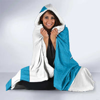 Galicia Flag Hooded Blanket Autonomous Community of Spain - Wonder Print Shop