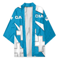 Galicia Flag Kimono Autonomous Community of Spain - Wonder Print Shop
