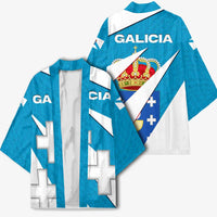 Galicia Flag Kimono Autonomous Community of Spain - Wonder Print Shop